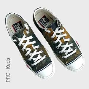 PRO-KEDS NWOT FOR J CREW ROYAL LOW TOPS PLAID MENS | SIZE: 9